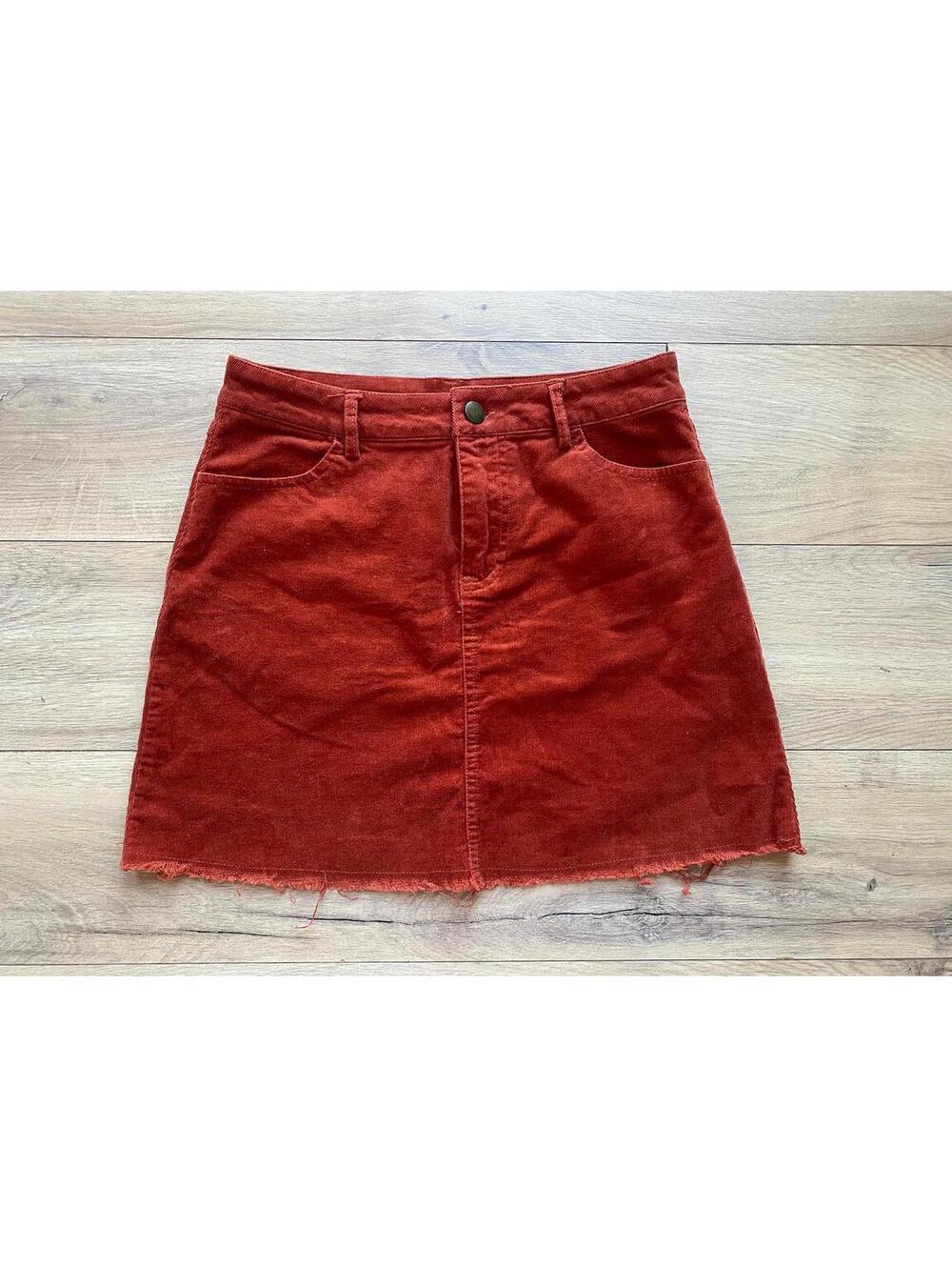 Forever 21 burnt orange mini skirt size small